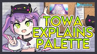 Towa explains the meaning behind “Palette” Hololive Eng Sub  Tokoyami Towa [upl. by Rimidalb180]