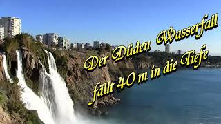 Düden Wasserfall im Düden  Park in Antalya Urlaub in der Türkei Video [upl. by Nagy671]