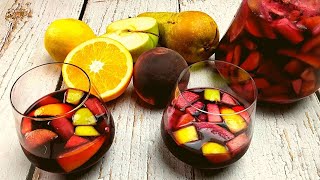 SANGRIA la ricetta originale spagnola BONUS come renderla meno calorica [upl. by Kimberly]