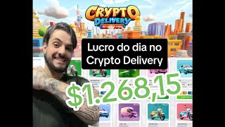 Jogando Crypto Delivery e recebendo R126815 de Lucro DCOIN subindo e meu Avião fez muito [upl. by Llenol124]