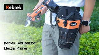 NEW Tool Belt for Electric Pruner tools kebtek toolbelt pruner [upl. by Nerta]