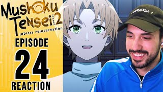 Mushoku Tensei Season 2 Episode 24 Reaction  SUCCESSION [upl. by Arihay630]