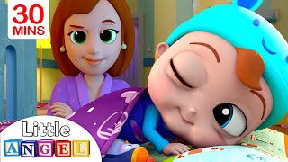 Yes Yes Baby Go to Sleep  Kids Songs amp Nursery Rhymes by Little Angel [upl. by Atinyl904]