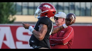 Arkansas Fall Camp Practice Cutup [upl. by Granny]