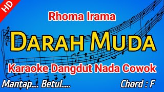 DARAH MUDA KARAOKE RHOMA IRAMA  Versi Soundtrack Film [upl. by Elsilrac947]