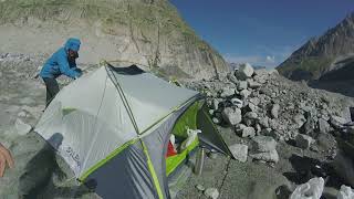 Salewa Litletrek II Tent on Mer de Glace chamonix [upl. by Aedni]