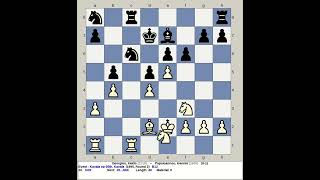 Georgiou Iraklis vs Papaioannou Ioannis  Kavala Chess Open 5th 1995 Greece [upl. by Tallula]