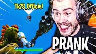 LE RETOUR DU PLUS GROS PRANK A THEKAIRI78 SUR FORTNITE BATTLE ROYALE [upl. by Heid]