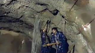 PU INJECTION GROUTING Sikkim water leakage arresting work [upl. by Shenan]