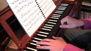 JS Bach Sarabande from Cello Suite in G on Clavichord [upl. by Cherrita]