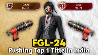 Pushing Top 1 Title in FGL24  Solo BR Rank Weopon Glory Push in Season 40  Ep1 [upl. by Sokul924]