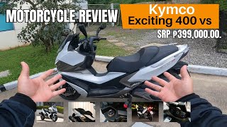 Exciting 400 Kymco  Full Review [upl. by Jenine26]