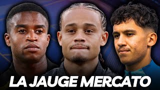 LA JAUGE MERCATO 4️⃣  MOUKOKO SAHRAOUI XAVI SIMONS CARBONI amp HATEBOER  🔄 [upl. by Mildred]