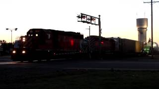 HighWide Train Through Brainerd Minnesota [upl. by Lanti568]