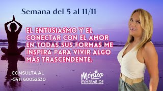 Monica Eyherabide está en vivo Semana del 5 al 1111 Conectar con el amor en todas sus formas [upl. by Jenna]