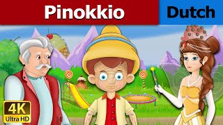 Pinokkio  Pinocchio in Dutch  4K UHD  Dutch Fairy Tales [upl. by Benni]