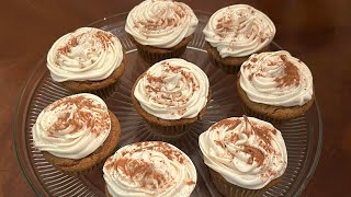 Pumpkin Spice Cupcakes Taste Like Scratch  Cake Mix Hacks  Ellen’s Fall Baking Series 🧁🎃 [upl. by Devol]