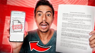 Como DIGITALIZAR DOCUMENTOS em PDF pelo CELULAR [upl. by Ursala]