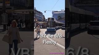 VBZ Be 68 Flexity fährt beim Paradeplatz Zürich ab [upl. by Richardo]