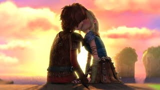 Hiccup and Astrids Top 10 Kisses [upl. by Dnarud30]