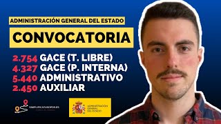 CONVOCATORIA de la ADMINISTRACIÓN GENERAL DEL ESTADO  COMENTARIO Y ANÁLISIS [upl. by Jorey381]