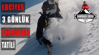 Kayseri Erciyes  3 Günlük Snowboard Tatili 31Ocak  2 Şubat 2018 [upl. by Lingwood]