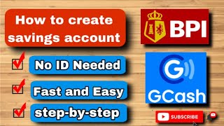 HOW TO Create BPI Savings Account on GCash  Easy StepbyStep Guide [upl. by Kelvin592]