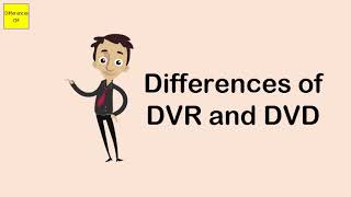 Differences of DVR and DVD [upl. by Baum367]