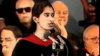 Harvard Commencement June 10 1993  Bhaswati Bhattacharyas Oration [upl. by Aihsot]