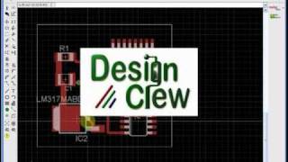 Cadsoft Eagle Schematic PCB and Autorouter Demo Tutorial Lesson 1 [upl. by Asillam126]