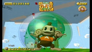 Super Monkey Ball 2 Monkeyed Ball  World 1 Playthrough [upl. by Nevaeh]