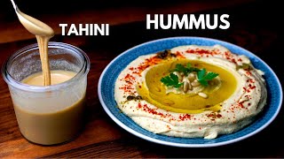 Easy Homemade Tahini and my Favorite Hummus Recipe [upl. by Eirojram83]