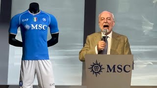 Annuncio fantastico di De Laurentiis tutti i tifosi entusiasti 😍💙 [upl. by Lama82]