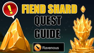 AQW Prime Fiend Shard Quest Guide Ravenous Forge Enhancement  And Side Quest Items [upl. by Okimuy]