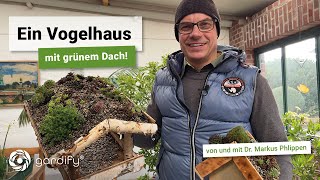 Ein Vogelhaus mit Dachbegrünung aus Sukkulenten  Die Geschenkidee für Gärtner und Vogelfreunde [upl. by Fiske677]