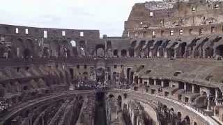 A look inside The Colosseum Rome Italy [upl. by Sille]