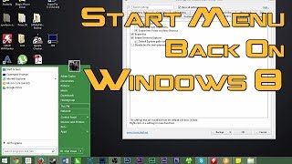 How to get the Classic Start Menu on Windows 8 [upl. by Anul567]