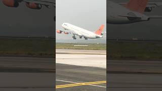 Amazing takeoff Airbus340600 Kam Air ytahorts viral delhiairpot trending shorts amazing [upl. by Goldenberg450]