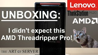 Unboxing Lenovo ThinkStation P620  I didnt expect this AMD Threadripper Pro [upl. by Alexandria51]