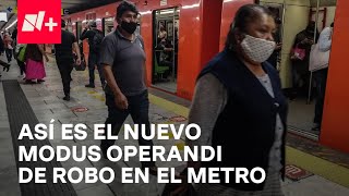 Usuarios del Metro CDMX denuncian nuevo modus operandi de robo  Despierta [upl. by Hanzelin]