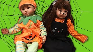 Reborn Halloween Video Costumes  Halloween Activities [upl. by Motch]