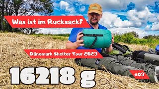 03  Was ist in meinem Rucksack – Shelter Tour 2023 [upl. by Gracie]