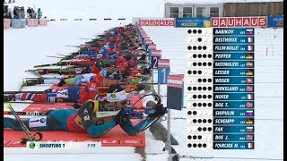 Mass Start Men  Annecy  Le Grand Bornan  17122017 [upl. by Eislel]