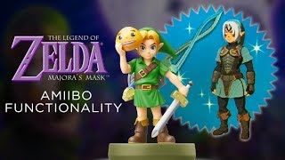 Majoras Mask Link amiibo Functionality in Breath of the Wild [upl. by Rene115]