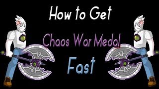 AQW How to Get Chaos War Medals FAST [upl. by Sanfo504]