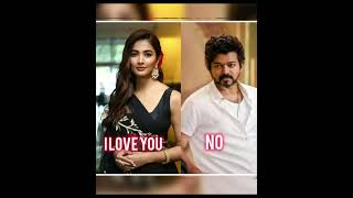 TelipathiVijayproposalIndian actressyesornoviralshorttrendingbollywoodviralvideo [upl. by Atelahs]