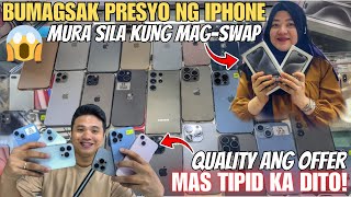 PRESYO NG iPHONE  Mas BUMABA Na MURA KUNG MAG SWAP DITO  Freebies and Discount [upl. by Ahsyad]