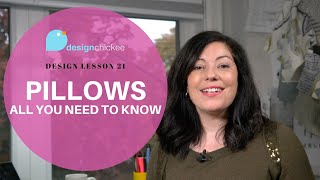 Decorative Pillow Ideas All you need to know  Design Lesson 21 [upl. by Assened]