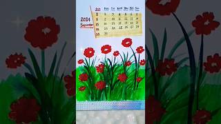 Diy Paper Calendar Drawing 🗓️ll diy satisfying art [upl. by Beckerman577]