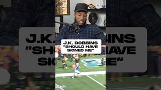 JK Dobbins says Ravens should have just signed him nfl ravens [upl. by Willi]